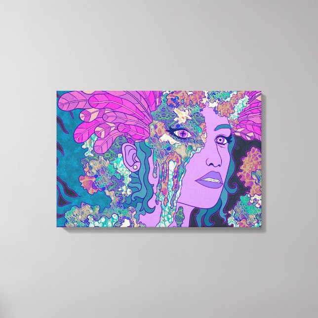 The Blue Angel Canvas Print (Front)