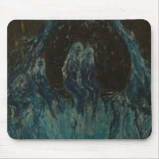 The Blue Bathers Mouse Mat