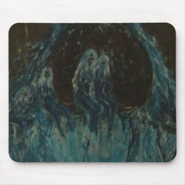 The Blue Bathers Mouse Mat (Front)