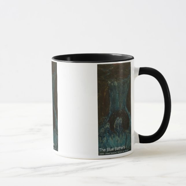 the blue bathers mug (Right)