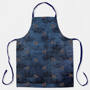 The Blue Bee Series Design 5  Apron