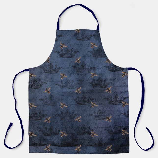 The Blue Bee Series Design 5  Apron (Front)