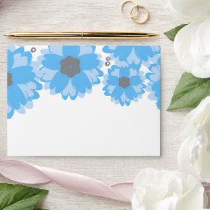 The Blue Blossom Wedding Collection Envelope