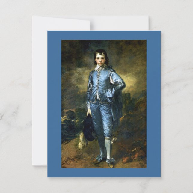The Blue Boy by Thomas Gainsborough Card (Front)