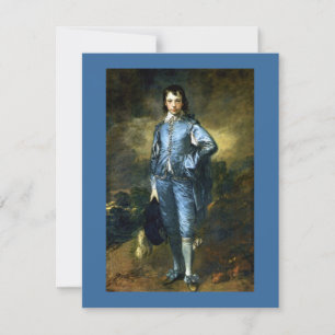 The Blue Boy by Thomas Gainsborough Card