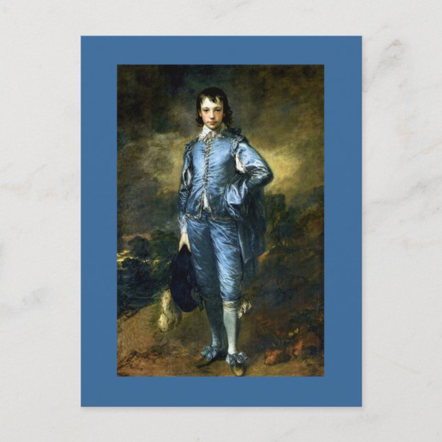 The Blue Boy by Thomas Gainsborough Postcard (Front)