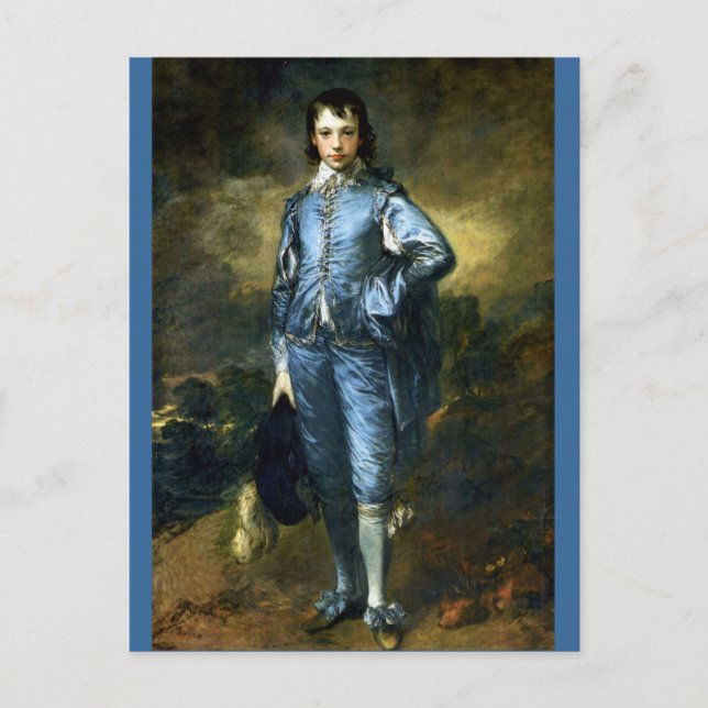 The Blue Boy by Thomas Gainsborough Postcard (Front)