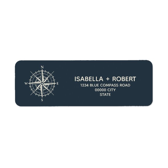 The Blue Compass | Nautical Rose of the winds (Front)