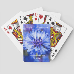 The Blue Cornflower Project  Playing Cards
