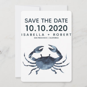 The Blue Crab   Wedding Save the Date