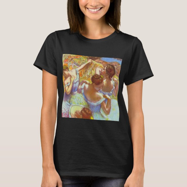 The Blue Dancers by Edgar Degas T-Shirt (Front)
