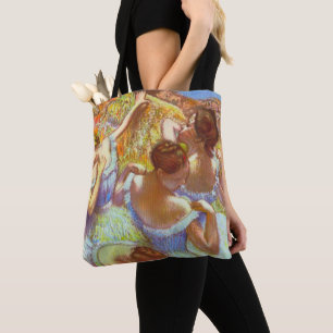 The Blue Dancers by Edgar Degas Tote Bag