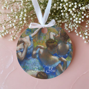 The Blue Dancers, Degas Art Favour Tags