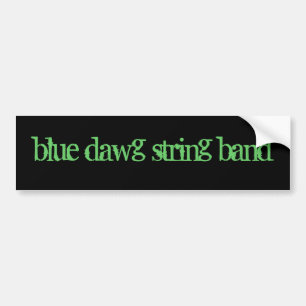THE BLUE DAWG STRING BAND Bumper Sticker