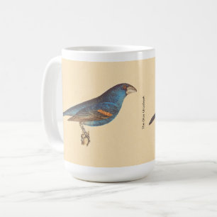 The Blue Grosbeak, James De Kay's New York Birds Coffee Mug