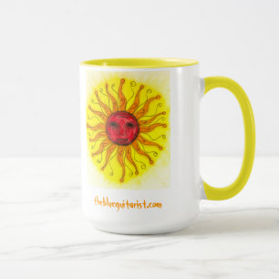 The Blue Guitarist "Sundial" Coffee Mug