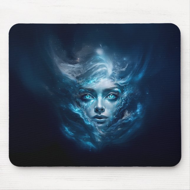 The Blue Ice Queen Mouse Mat (Front)