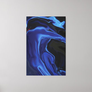 The Blue Kiss Canvas Print