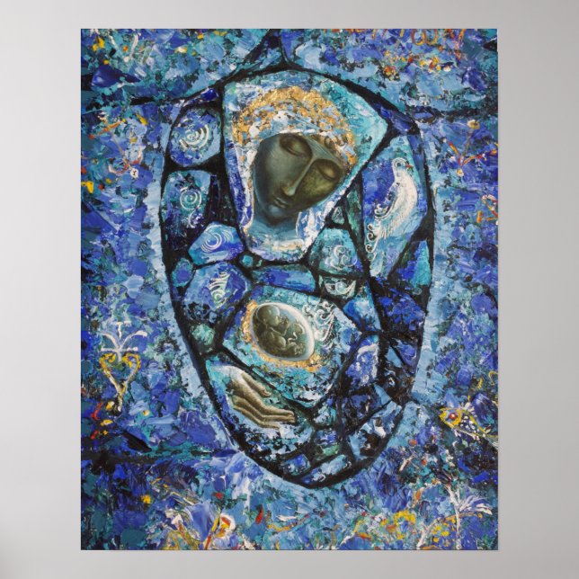 ‘ The Blue Madonna ‘ Poster (Front)