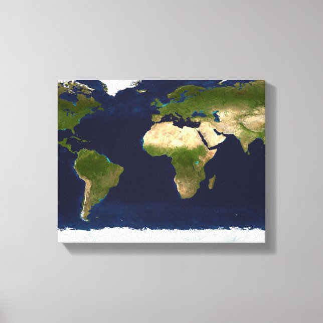 The Blue Marble Canvas Print (Front)