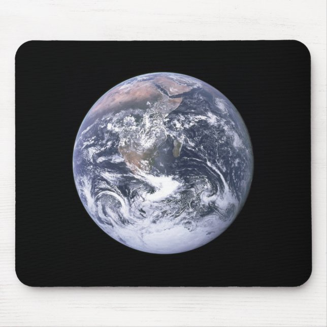 "The Blue Marble" Earth seem from Apollo 17 Mouse Mat (Front)