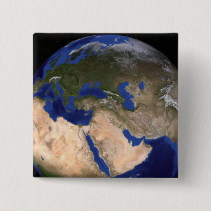 The Blue Marble Next Generation Earth 2 15 Cm Square Badge