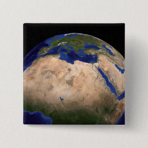 The Blue Marble Next Generation Earth 3 15 Cm Square Badge