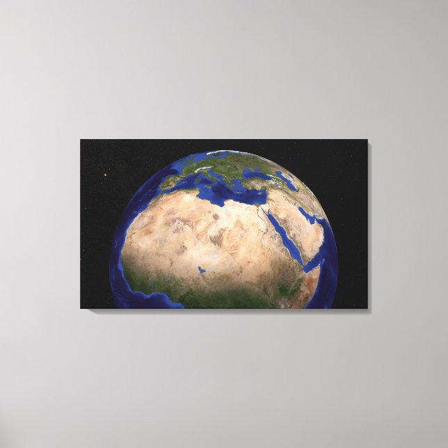 The Blue Marble Next Generation Earth 3 Canvas Print (Front)