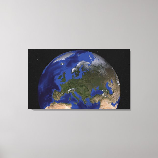 The Blue Marble Next Generation Earth 6 Canvas Print (Front)