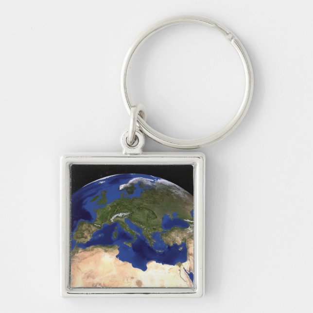 The Blue Marble Next Generation Earth 7 Key Ring (Front)