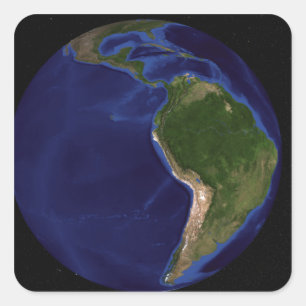 The Blue Marble Next Generation Earth 8 Square Sticker