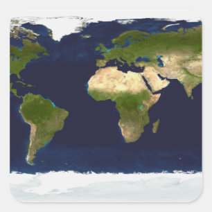 The Blue Marble Square Sticker