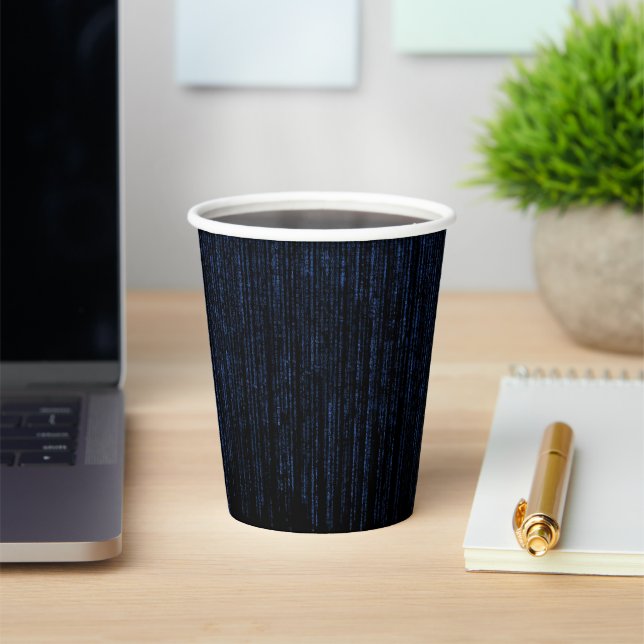 The Blue Matrix  Paper Cups (Insitu)