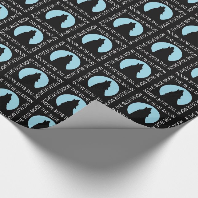 The Blue Moon, Halloween Wrapping Paper (Corner)