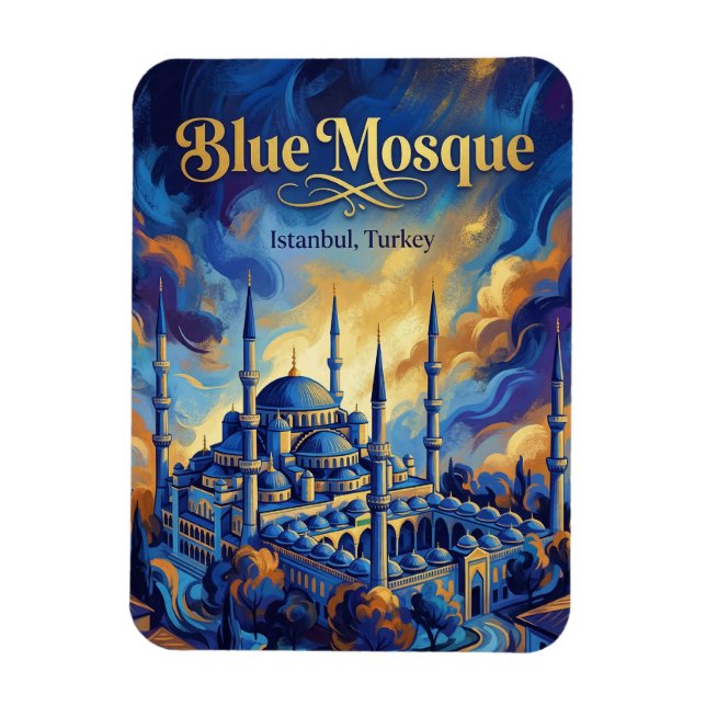 The Blue Mosque, Istanbul, Marmara Magnet (Vertical)