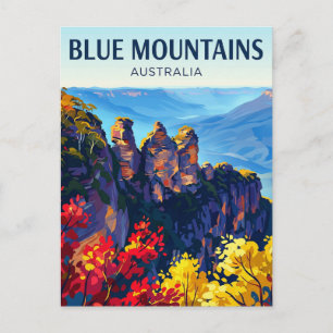 The Blue Mountains Australia Postcard