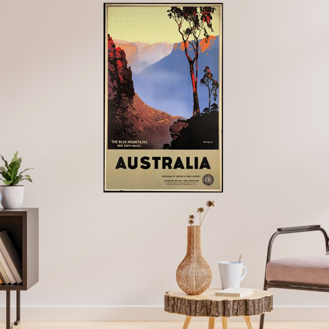 The Blue Mountains, Australia, Poster (Living Room 3)