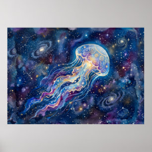 The Blue Nebula of Spirit Song Wall Art