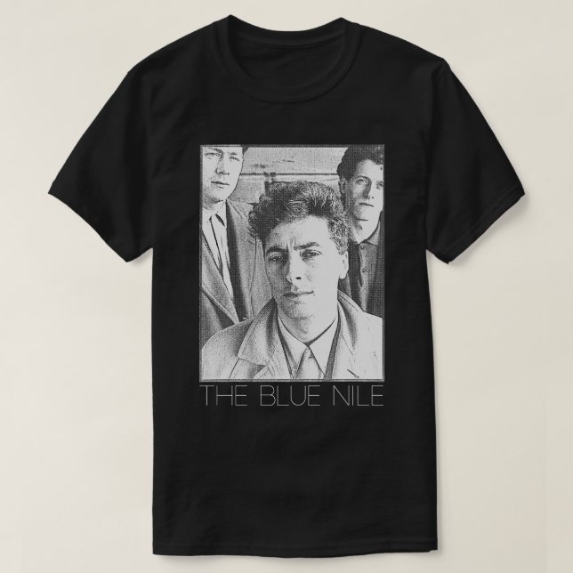 The Blue Nile 80s Aesthetic Fan Design T-Shirt (Design Front)