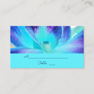 The Blue Orchid Wedding Place Card/Business Card