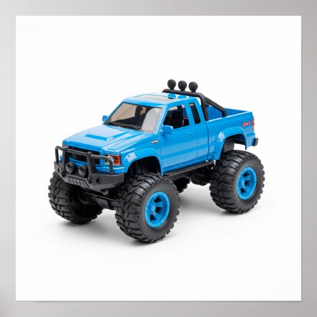 The Blue Pickup Truck Poster (Front)