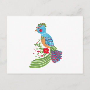 The Blue Quetzal Postcard