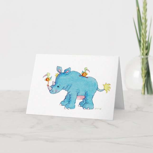 The Blue Rhino Card (Front)