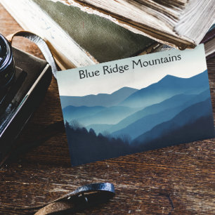 The Blue Ridge Mountains, customisable Postcard