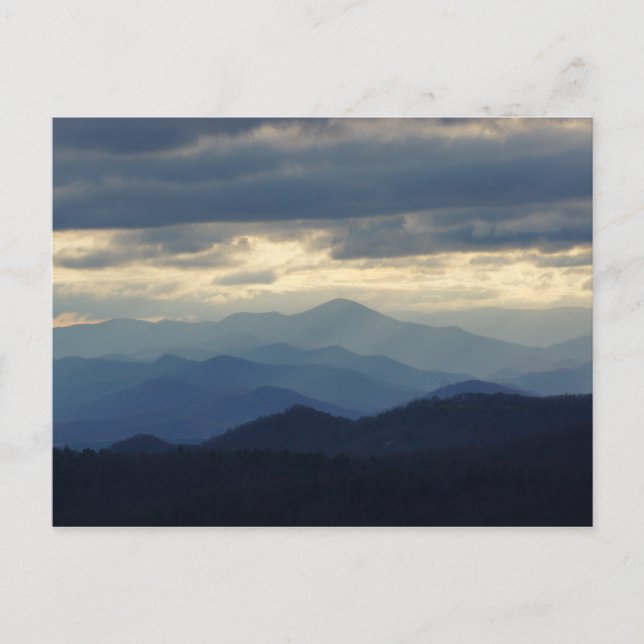 The Blue Ridge Mountains Postcard (Front)