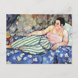 The Blue Room By Suzanne Valadon Postcard