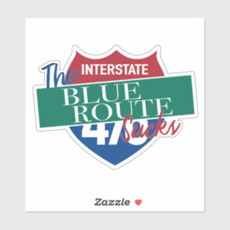 The Blue Route Sucks funny Delco driver 476