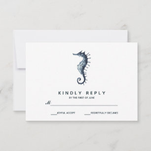 The Blue Seahorse Wedding RSVP