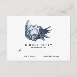 The Blue Seashell   Wedding RSVP