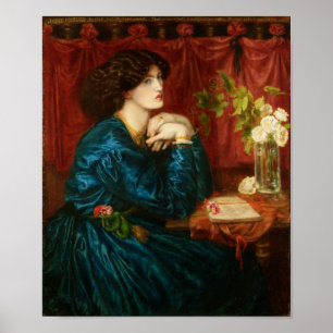 The Blue Silk Dress Poster